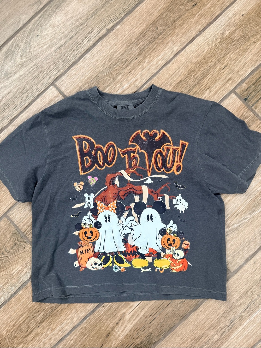 Women's Black 'Boo to You!' Halloween Graphic Tee